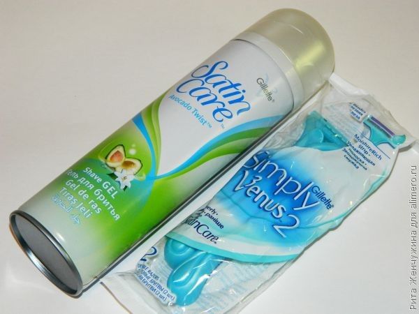 Отзыв на гель для бритья для женщин от GILLETTE: Avocado Twist Satin Care