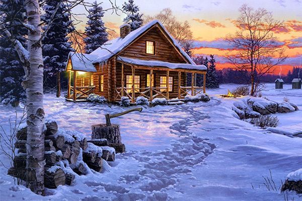 30 красивых зимних пейзажей