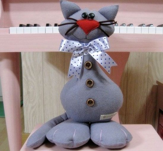 10 игрушек котиков — выкройки и мастер-классы