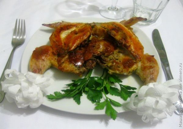 Как сделать табака из курицы Как сделать табака из курицы