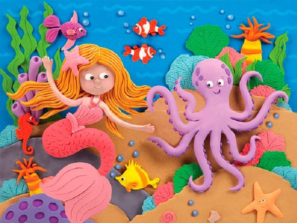 Пластилиновые картины своими руками 34