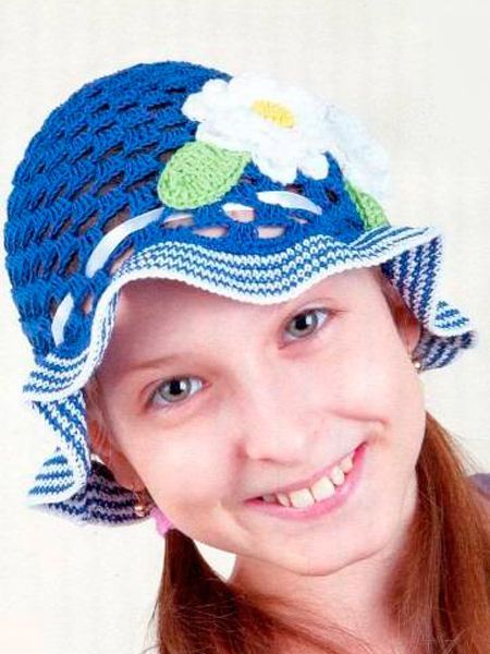 Летние головные уборы крючком — схемы Летние головные уборы крючком — схемы