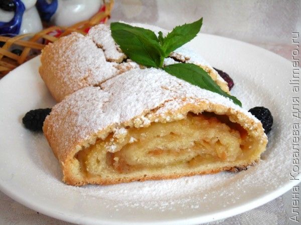 Венский штрудель с яблоками рецепт пошагово самый вкусный 38