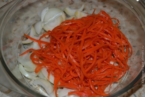 Салат с корейской морковью рецепт Салат с корейской морковью рецепт