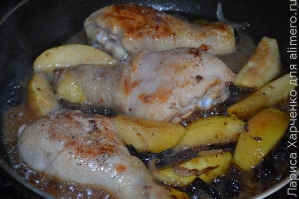 Куриная голень с черносливом рецепт