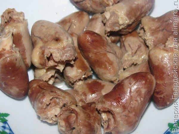 Как сделать куриные сердечки Как сделать куриные сердечки