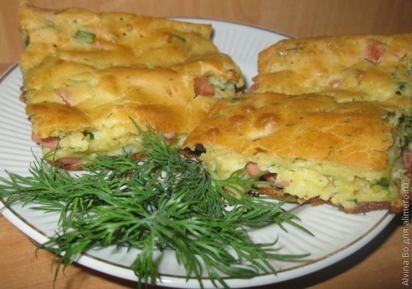 Быстрый закусочный пирог