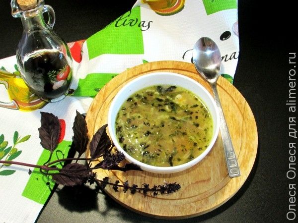 Картофельный суп в стиле фьюжн