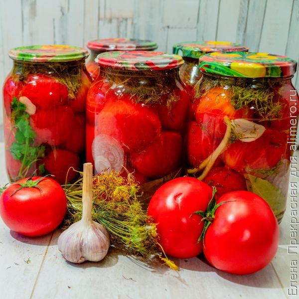 Натуральные помидоры на зиму без стерилизации