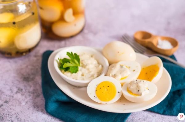 Маринованные яйца по-немецки за 20 минут