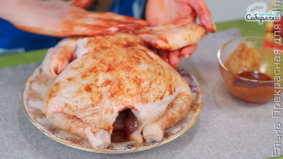 Курица в майонезе с чесноком в духовке. Рецепт с фото