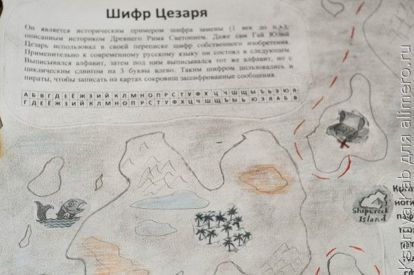 Как сделать карту острова сокровищ