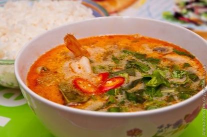 Супы из морепродуктов в азиатском стиле