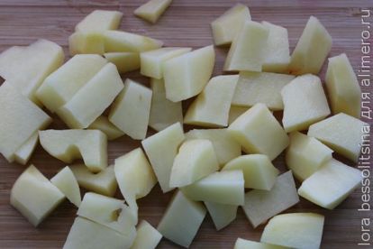 картошка нарезана