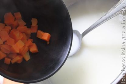 морковь в супе