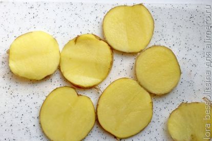 пластины картошки