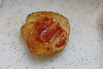 томат-паста на картошке