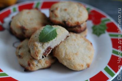 ПП овсяное печенье с творогом и грушей без муки