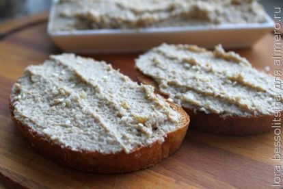 Рецепт: Горячие бутерброды - из ржаного хлеба
