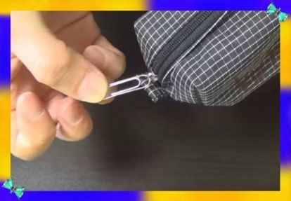 21. Скрепку можно прицепить на ползунок застежки-молнии вместо отвалившегося «язычка». 21. Скрепку можно прицепить на ползунок застежки-молнии вместо отвалившегося «язычка».