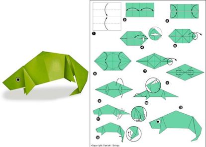 Оригами Из Бумаги Животные Фото