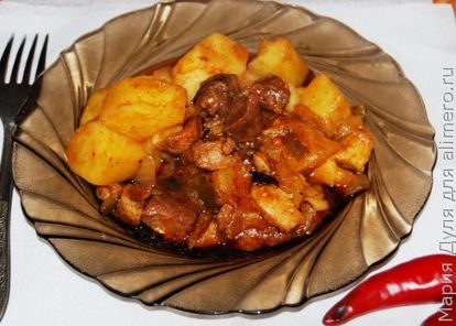 Азу из баранины – кулинарный рецепт