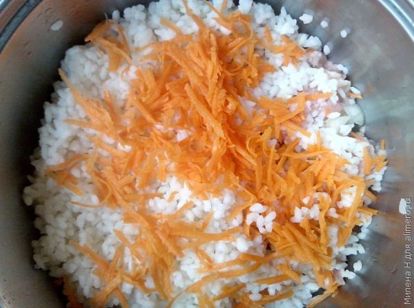 фарш лук рис морковь
