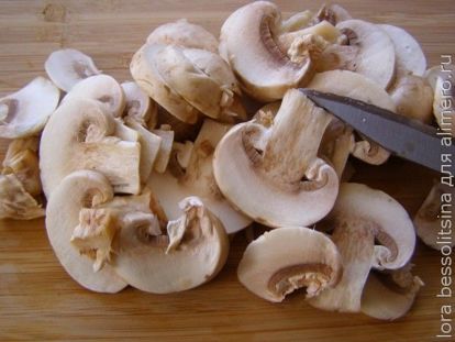 гриьной суп-пюре, грибы