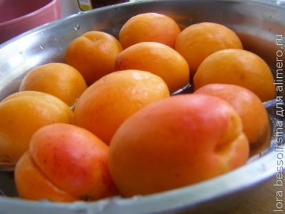 абрикосовое варенье, промыты