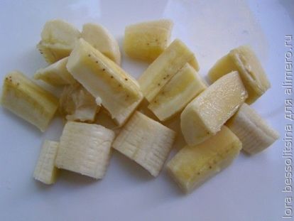 салат арбузный, банан