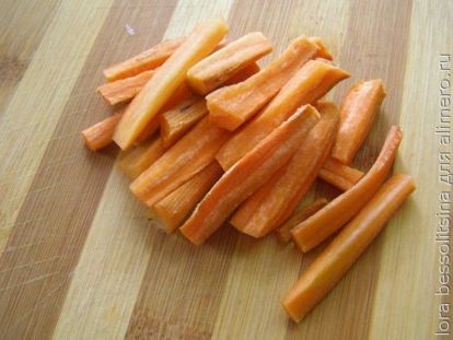 рулет овощной, морковь