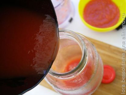 томатный сок, разольем