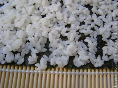рис на нори