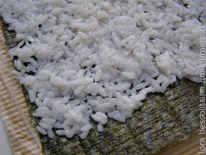 рис на водоросли