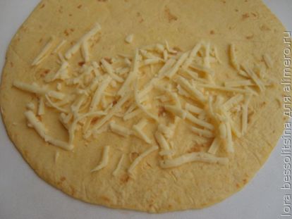 сыром тортилью
