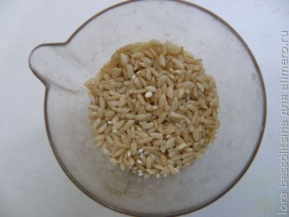 промоем и просушим рис