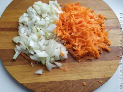 лук и морковь для зажарки