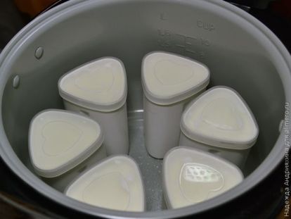 Йогурт натуральный в мультиварке