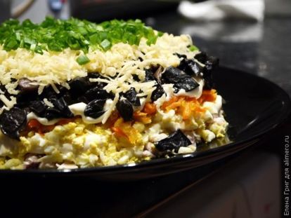 Пошаговый рецепт салата с грибами с фото за мин, автор Татьяна - manikyrsha.ru