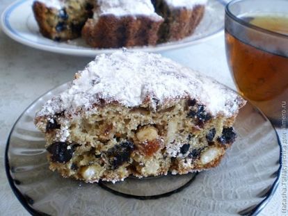 Пирог с черносливом, пошаговый рецепт на ккал, фото, ингредиенты - Cветлана