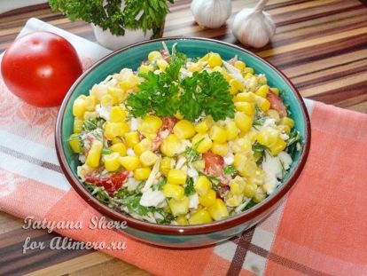 Солнечный салат с кукурузой, редисом и яйцом — пошаговый рецепт с фото от Bonduelle