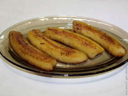 Жареные бананы в карамельном соусе, пошаговый рецепт с фото на ккал