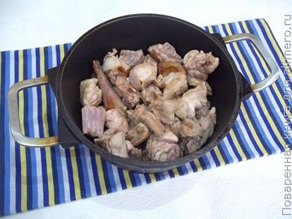 Кролик, тушеный в сметане рецепт с фото блюда