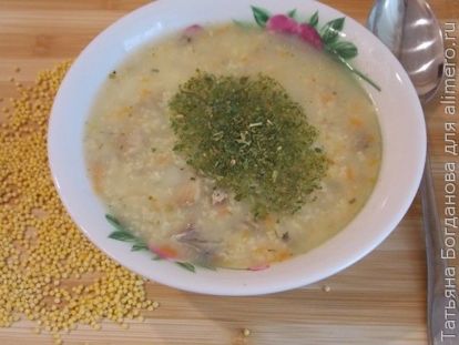 Рыбный суп с пшеном - рецепт автора Яна Мультиварка