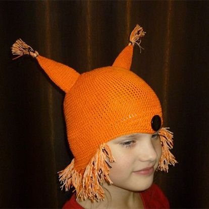 В такой шапке ваш ребёнок точно не останется незамеченным! Она подойдёт не только для прогулок в демисезон, но и для роли лисы на утреннике в детском саду.