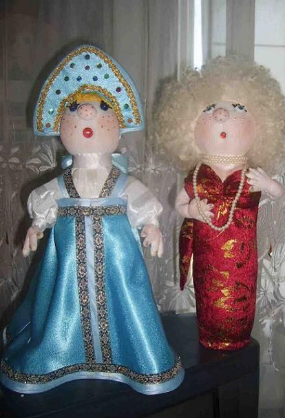 Куклы из капроновых колготок для начинающих