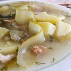 Суп с солеными огурцами