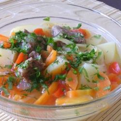 Лагман - узбекский суп
