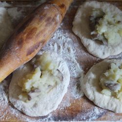 Начинка для пирожков с картофелем и грибами