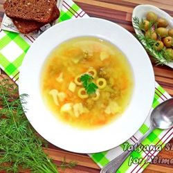 Суп с оливками